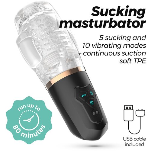 Crushious QUASAR RECHARGEABLE MASTURBATOR WITH SUCTION Cijene