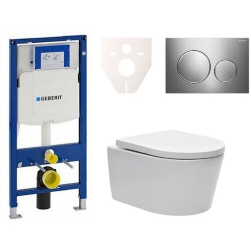 Geberit SIKOGES3W41 sat brevis wc školjka s kompletom duofix 111.300.00.5 Sigma20 Cene