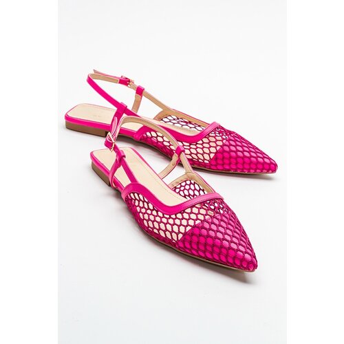 LuviShoes BRACE Women's Fuchsia Skin Sandals Slike