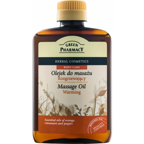 Green Pharmacy Body Care ulje za masažu sa zagrijavajućim učinkom 200 ml