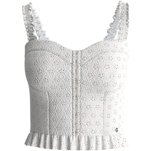 Guess Majice &amp;amp; Polo majice W4GP02 KCA00 Bela Slike