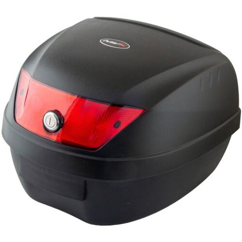 Moto kofer zadnji MVX 28 l, crni, sa reflektorom Cene