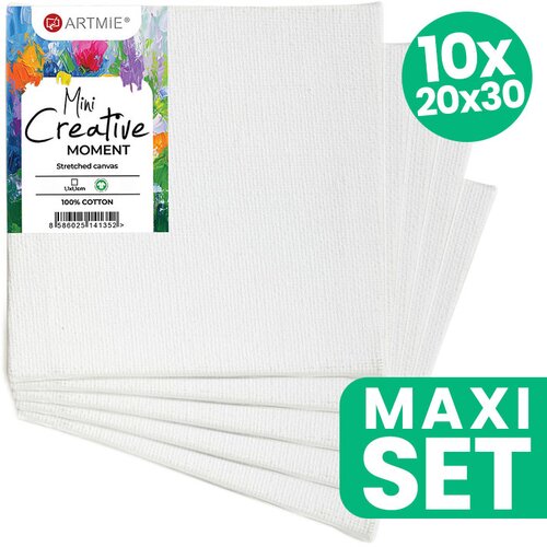 Artmie ARTMI set mini platna za hobi slikanje - 10 kom - 20x30 cm Slike