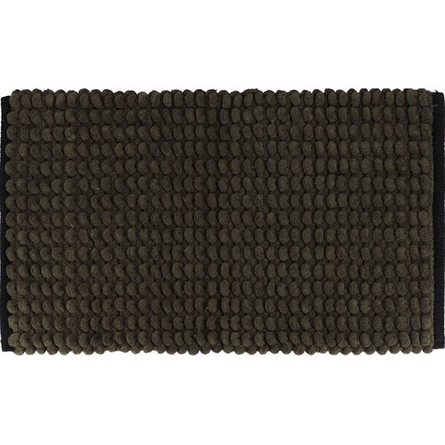 Tendance KUPAONSKI TEPIH 45X75 CM, PAMUK, KHAKI SA CRNIM RUBOM Slike