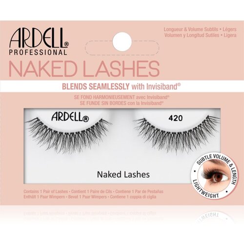 Ardell Naked Lashes 420 umetne trepalnice za naraven videz 1 ks odtenek Black Slike