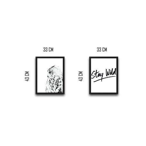 Wallity slika stay wild 2, 2 dela, 30 x 40cm Cene