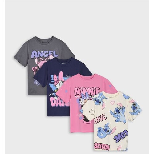 Sinsay Pamučne majice s printom 4 pack Disney Cijene