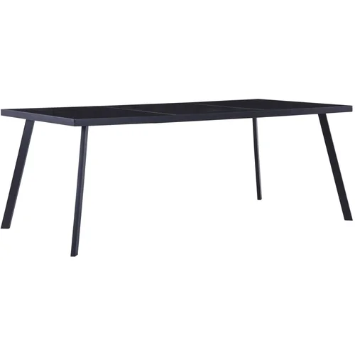Furnova Jedilna miza črna 200x100x75 cm kaljeno steklo, (21946689) Furnova Jedilna miza črna 200x100x75 cm kaljeno steklo, (21946689)