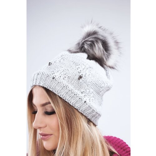 Fasardi Light gray winter hat Slike