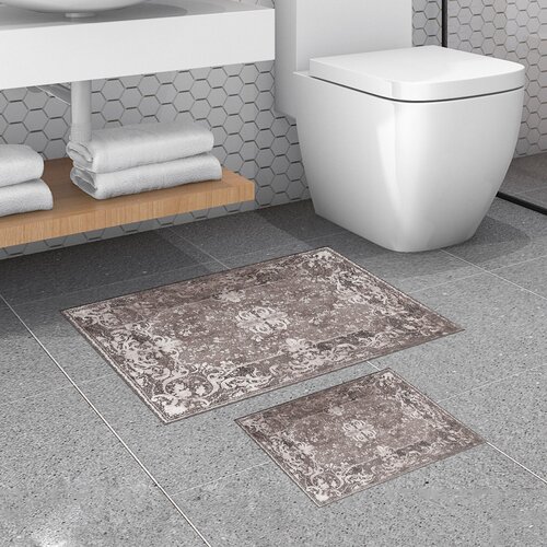 Hanah home set 2 prostirke za kupatilo Braon Cene