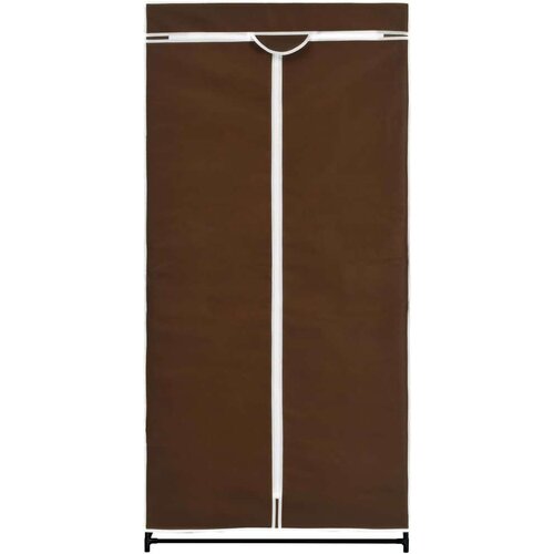VidaXL garderobna omara 75x50x160 cm rjava Slike