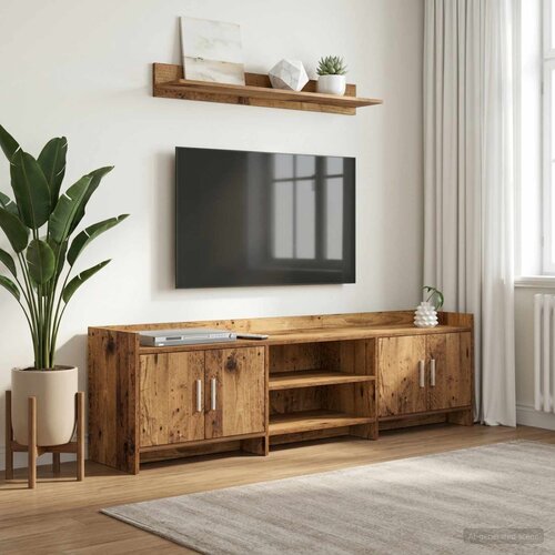 TV ormar 168 x 33 x 47 cm Staro drvo Konstruirano drvo Slike