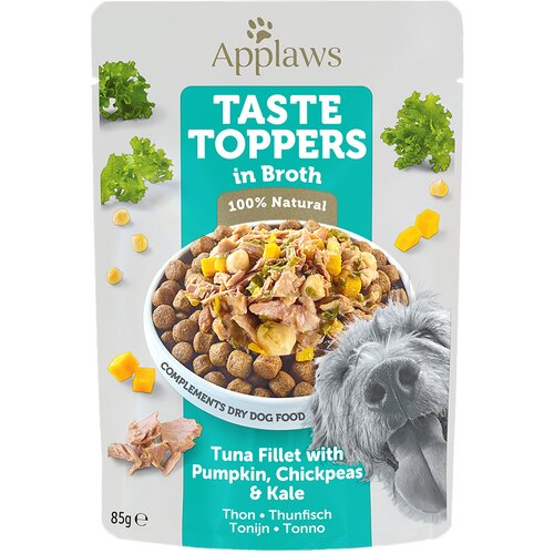 Applaws Ekonomično pakiranje Taste Toppers u juhi vrećice 24 x 85 g - Tuna s bundevom, ra&scaron;tikom i slanutkom Cijene