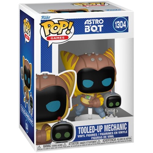 Funko Bobble Figure Games - Astro Bot POP! - Tooled-Up Mechanic #1304 Slike
