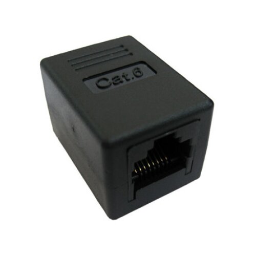 Secomp value RJ45 coupler cat6, UTP, black ( 1693 ) Cene