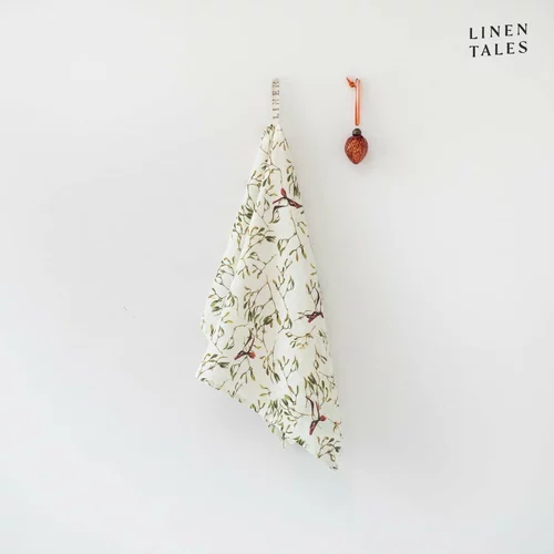Linen Tales Lanena kuhinjska krpa s božićnim motivom 45x65 cm –