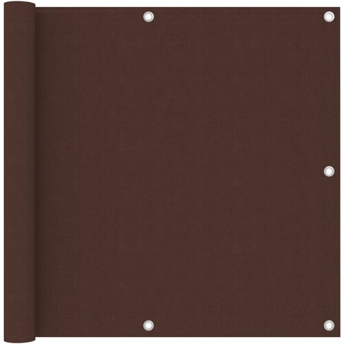 vidaXL Balkonsko platno rjavo 90x500 cm oksford blago Cene