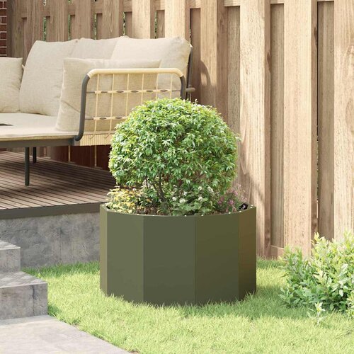  Sadilica Maslinasto zelena 60 x 60 x 35 cm Čelik Slike