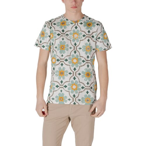 Antony Morato Polo majice dolgi rokavi REGULAR FIT LOGO PRINT MMKS02511-FA140284 Zelena Cene
