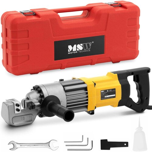 MSW Heavy-Duty Hydraulic Rebar Cutter for 4-16 mm Steel Bars - 19 Ton Capacity, (21740241) Cene