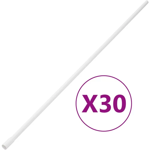 vidaXL Kabelska cev s sponkami Ø16mm 30 m PVC