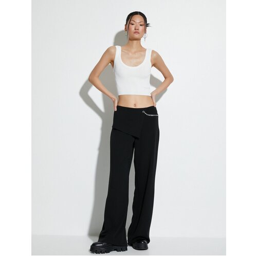 Koton Wide Strap U Neck Ribbed Crop Undershirt Slike