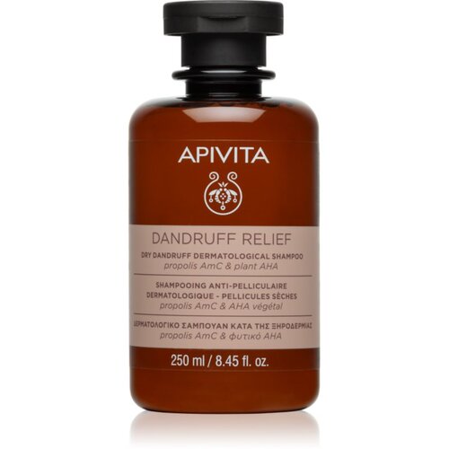Apivita Dandruff Relief Dry Dandruff Dermatological Shampoo &amp;scaron;ampon proti prhljaju za suho in srbeče lasi&amp;scaron;če 250 ml Slike