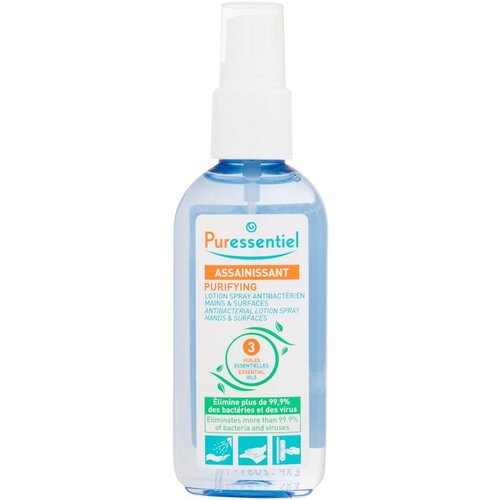 Puressentiel Purifying Antibacterial Lotion Spray Hands &amp;amp; Surfaces antibakterijska sredstva 80 ml unisex Slike