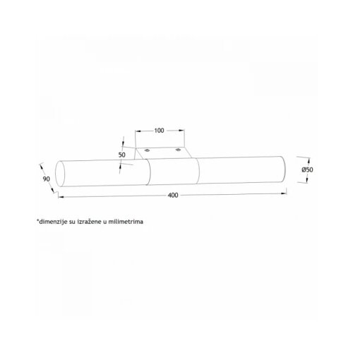 Vesta 146 ZIDNA LAMPA LED 8W 4200K Cene