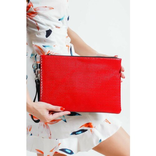 Capone Outfitters Clutch - Red - Plain Cene