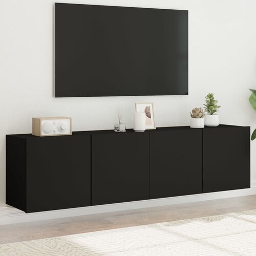 vidaXL Zidni TV ormarići 2 kom crni 80x30x41 cm Cijene