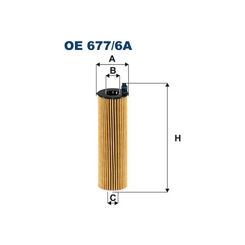 FILTRON Filter olja MERCEDES 6541801100 OE677-6A Slike