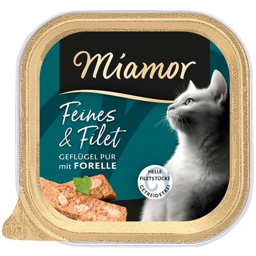  Ekonomično pakiranje Miamor Feines & Filet 32 x 100 g - Čista perad i pastrva Cijene