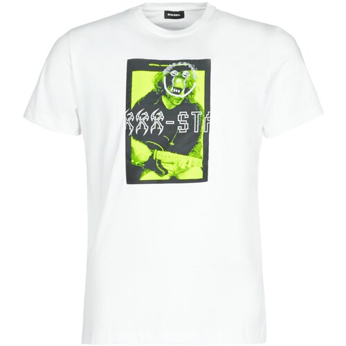 Diesel Majice s kratkimi rokavi T-DIEGO J1 Bela Slike