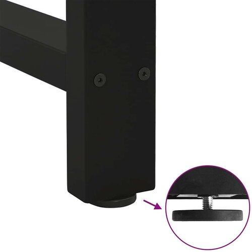 VidaXL noge stolića za kavu 2 kom crne 40x(90-91) cm čelik Slike