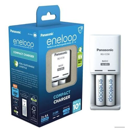 Panasonic K-KJ50MCD20E punjač baterija sa timerom, 2 x 2000mAh, AA baterije Cijene