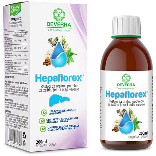 Deverrafarm Sirup Hepaflorex Cene