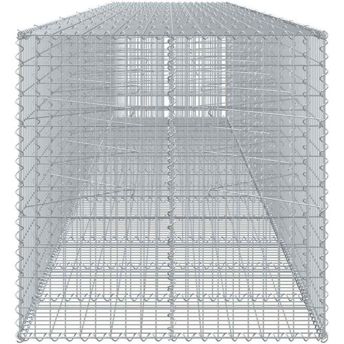  Gabionska ko&amp;scaron;ara s poklopcem 650x100x100 cm pocinčano željezo Slike
