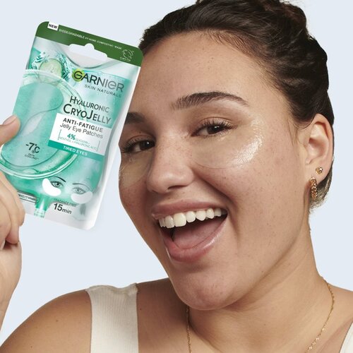 Garnier Skin Naturals Hyaluronic Cryo Jelly Eye Patches maska za področje okoli oči 1 ks za ženske Slike