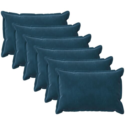  Presvlaka za jastuk 6 pcs HOUTEN Plava 40 x 60 cm Baršun Cene