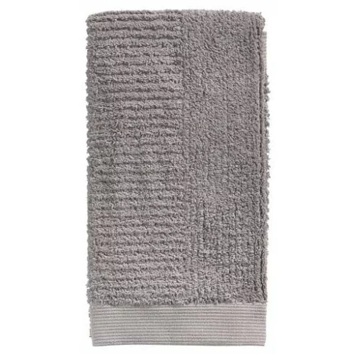Zone Sivo-rjava bombažna brisača Classic, 50 x 100 cm