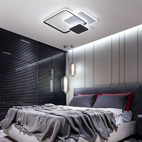 Toolight Stropni luster LHJ079-C BLACK/WHITE LED Slike