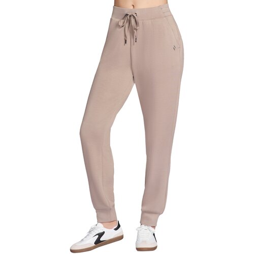 Skechers Spodnji deli trenirke Skechluxe Elevate Jogger Pant Bež Slike