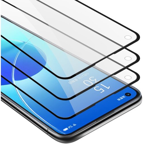  združljiv z oppo - za&scaron;čitnim filmom v prozornici s črnim - 3 -paketnim kaljenim zaslonskim za&scaron;čitnim steklom v 9H trdoti s 3D dotikom, (20607630) Cene