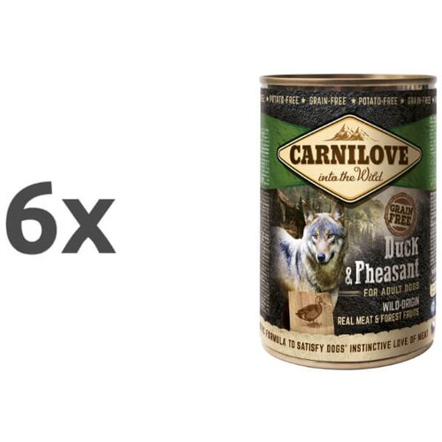Carnilove dog adult- raca & fazan, 400g 6 x 400 g Cene