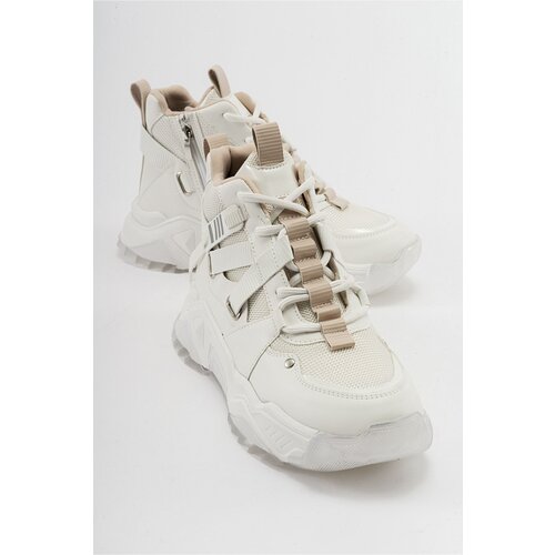 LuviShoes clara women's white sports boots Slike