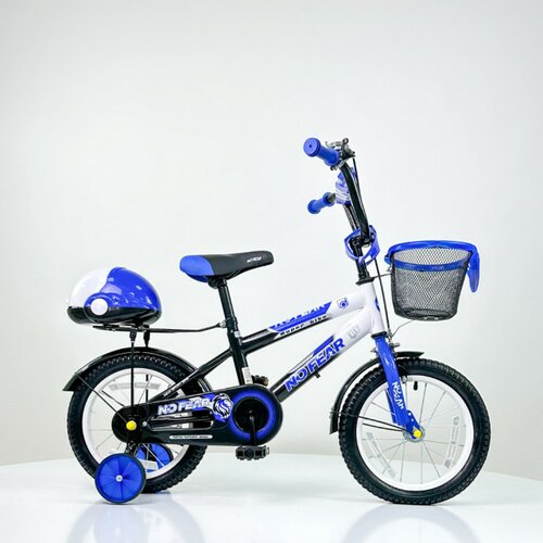  no fear bicikl 14" za decu model 721-14 sa pomoćnim točkovima - plavi Cene