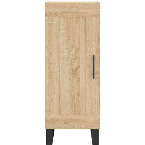  Visoka komoda hrasta sonome 34,5x34x180cm od konstruiranog drva Slike