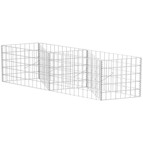 vidaXL Gabionska ko&scaron;ara iz pocinkanega jekla 120x30x50 cm, (20708022) Cene