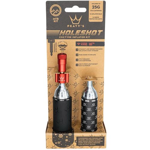 Peaty's Holeshot CO2 Pumpa 25g Crvena Cijene